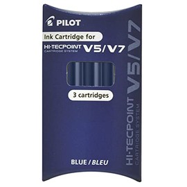 Pilot Blue Ink Refills for V5-V7 Pens (3 Units)