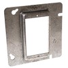 4-11/16" Square Mud-Ring, For 1 Device, Raised 5/8"
