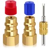 FANOVO R12 to R134a Adapter, High & Low Pressure R12