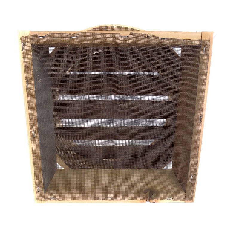 Miller Shingle Round Clear Cedar Vent, Recessed Mount - 12