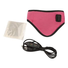 Neck Brace Graphene Self Heated Neck Support Brace with Adjustable Temperature Time Function for Men Women Pink