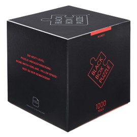 Black Box Puzzle 1000 Pieces, Blackbox Puzzle with Surprise Motif without Template, Impossible Puzzle Heavy for Adults and Children from 14 Years, Puzzle Box Art Edition 2021