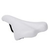 Mountain Road Bike, Comfortable Shockproof Cycling White Saddle Seat Seat