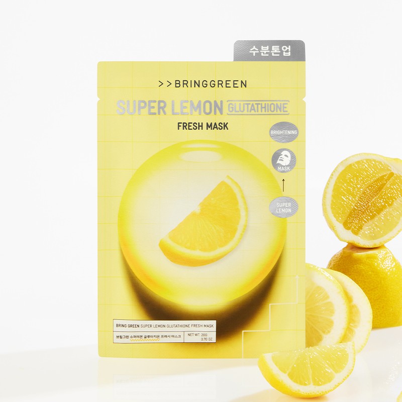 Bring Green Fresh Mask Supers Lemon Glutathione 20g 10ea