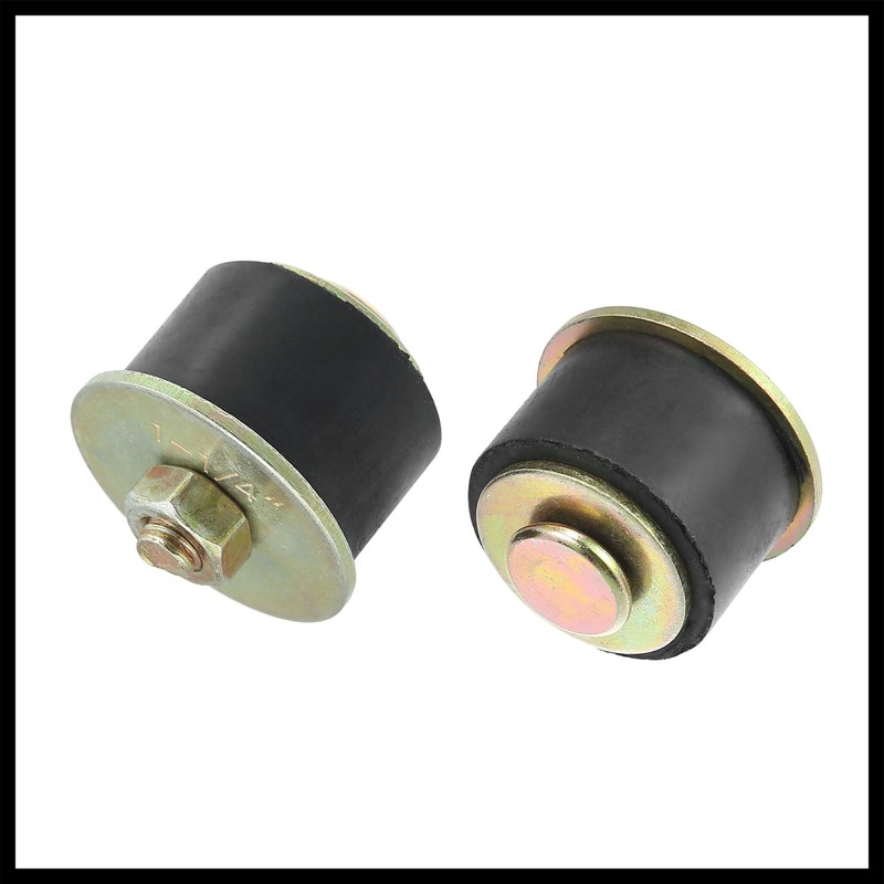 Hihaha 4pcs Car Rubber Expansion Freeze Plug Fit 1-1/4"-1-3/8" 31mm-34mm