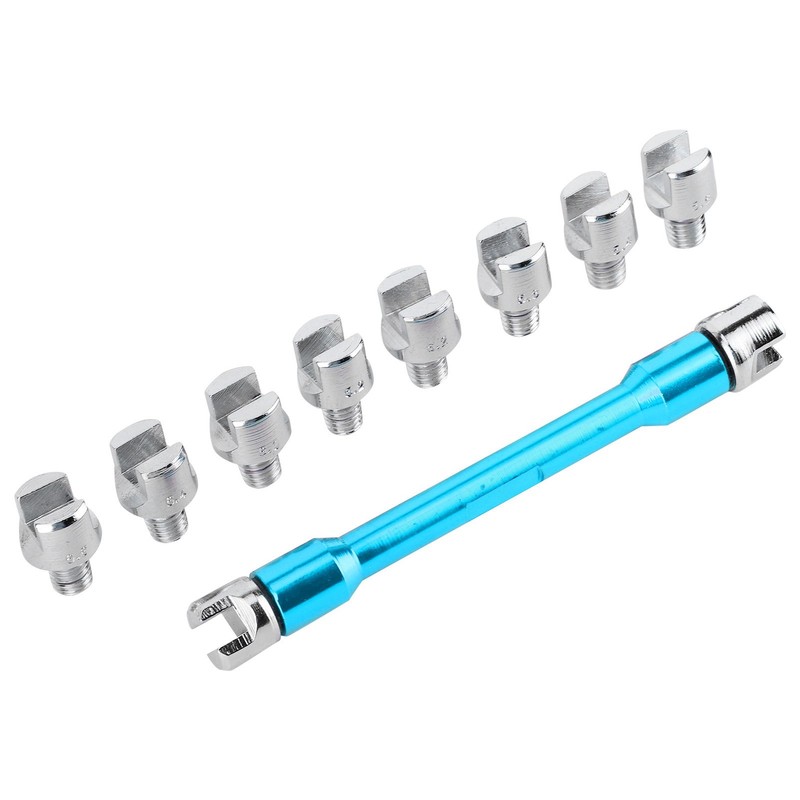 Motorcycle Spoke Wrench CNC Spanner Set 5.0‑6.8 Length 93mm/3.7in for