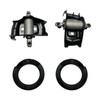 IBESTWOLF 4PCS Coil Spring Mounting Seat with Rubber Bushing for
