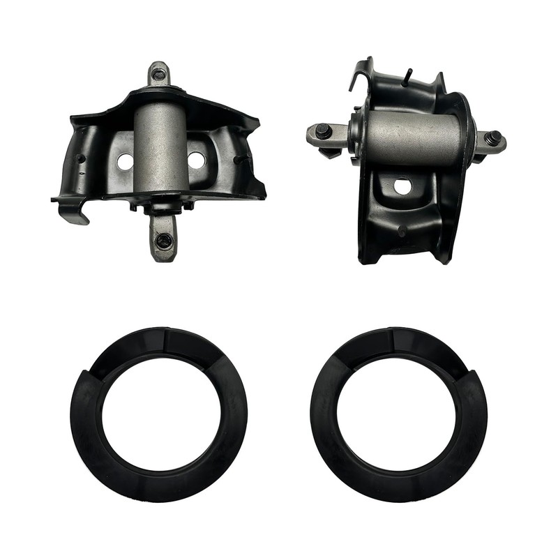 IBESTWOLF 4PCS Coil Spring Mounting Seat with Rubber Bushing for