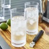 US Acrylic Classic Clear Plastic Reusable Drinking Glasses (Set of