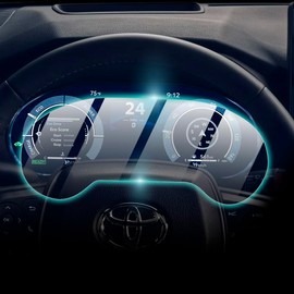 IPG ProActive for Toyota 2022-2024 Venza (XLE-Limited Nightshade Edition) 12.3" Dashboard Display 9H Hardness Screen Protector Nano Ceramic Film Ultra Responsive High Clarity for Venza12.3 Dash