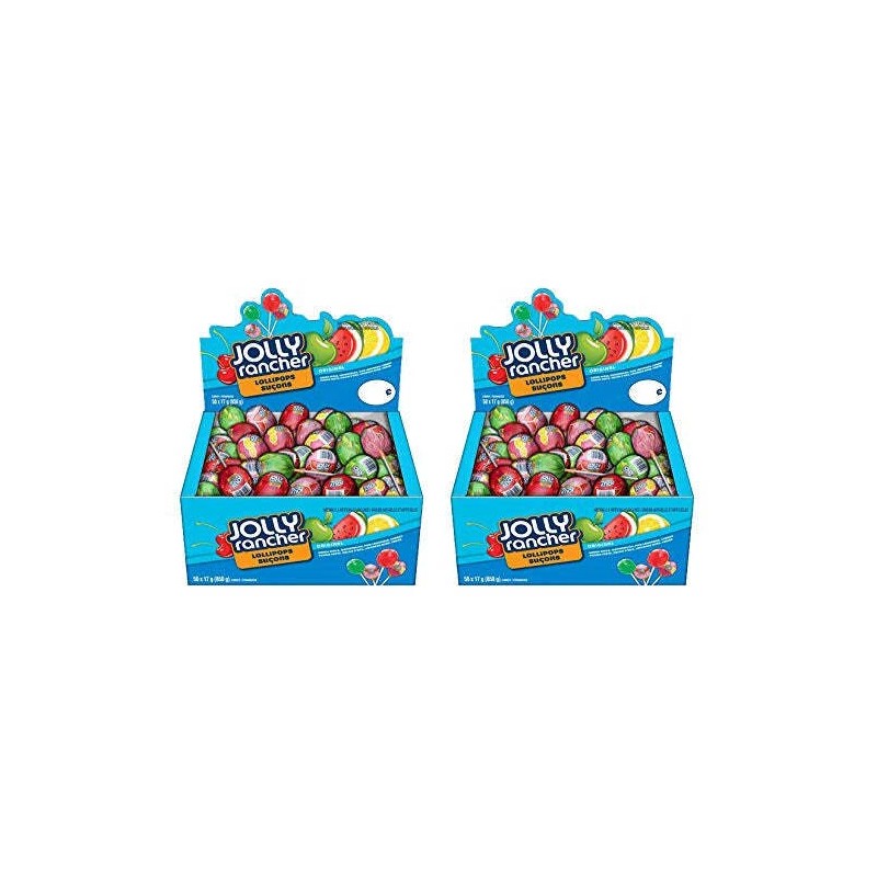 Hershey Jolly Rancher Assorted Lollipops, 850g/30 oz., Box (50 x