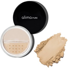 Alima Pure Satin Matte Foundation - Foundation Powder - Mineral Makeup (0.23 oz/ 6.5 g) | Olive 2