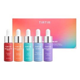 TIRTIR Kit De 5 Sérums Con Activos Potentes  Set De Cuidado Facial Coreano Con Vitamina C, Niacinamida, Ácido Azelaico Y Ácido Hialurónico, Sérum...  