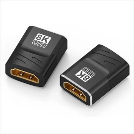 Unbranded HDMI Female To Female Extender Adapter Connector for Monitors/ TVs/ Projectors