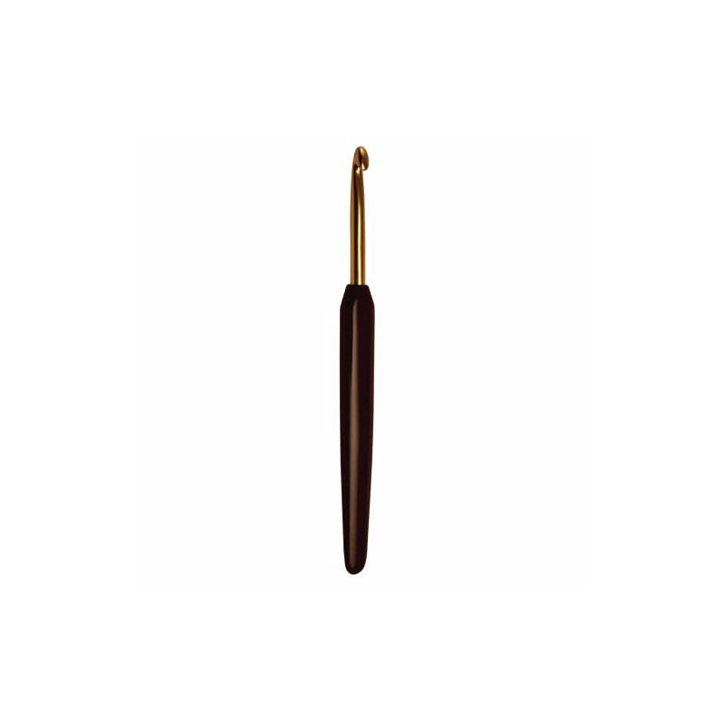 KnitPro 7 mm Aluminium Crochet Hook, Gold