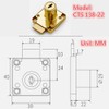 CT-138-22 Cabinet & Door Lock Set - Letter Box Lock,