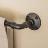 Decopolitan 5/8" Pipe Wrap Around Curtain Rod Set, 28 to