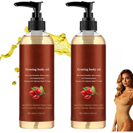 Radiant Firming Body Oil,Collagen-infused To Firm Saggy Skin,Smooth Fine Lines,Brighten Tone,Lightweight & Non-greasy. Works for Full Body: Arms,Legs, Abdomen. Ideal for All Women’s Skin Types (2pcs)