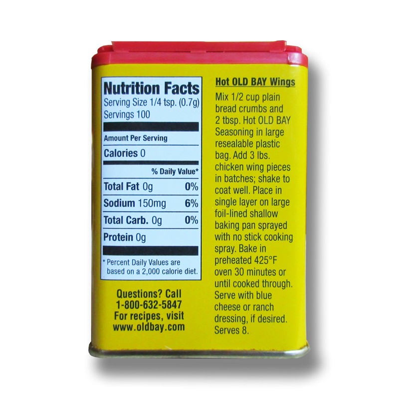 Old Bay Seasoning Hot, 2.5 oz