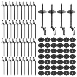 Vegena Solar Panel Guard Clips - 50 Packs Solar Panel Wire Mesh Clips, Animal Guard Fastener Clips, 35 mm Nylon Wire Fence Fasteners Animal Guard Roll Kit for Solar Panel Bird Wire Pigeon Fence