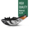 LQI Headlight Assembly Left and Right Side Halogen Compatible with