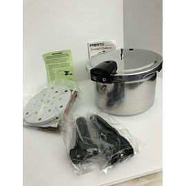 Presto Pressure Cooker Polished Aluminum 4 Qt.