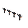 10PCS G1/2 Male Thread Rocking Arm Sprinkler 360° Rotating Lawn