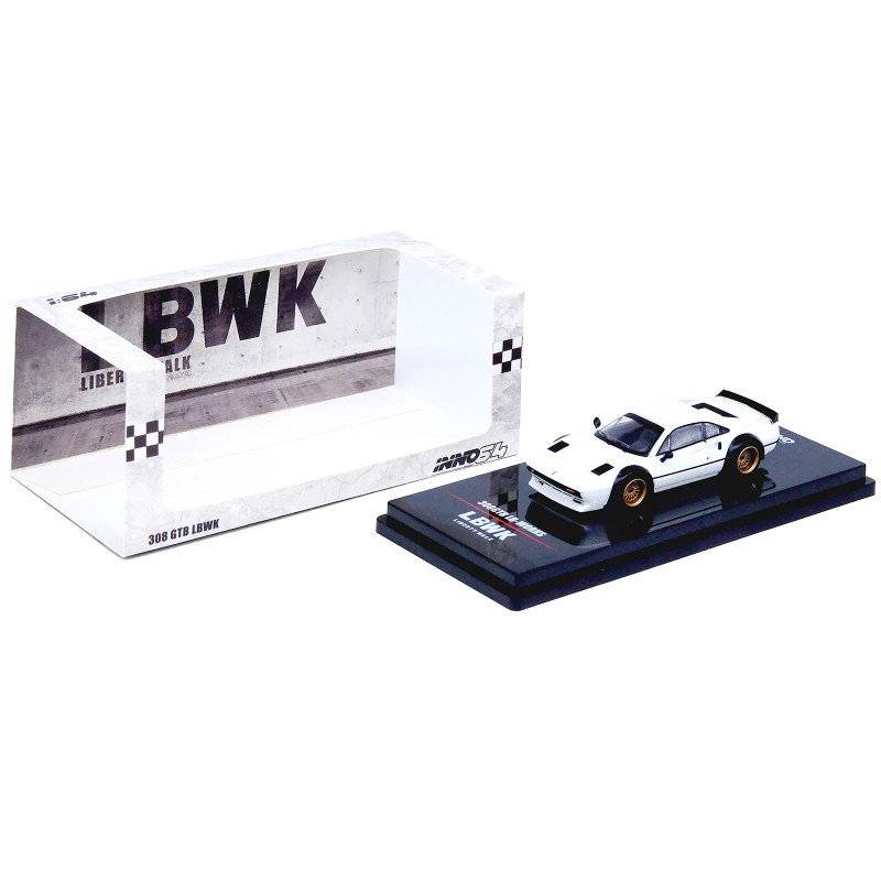DCD LBWK (Liberty Walk) 308 GTB White 1/64 Scale Diecast