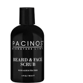 Pacinos Shave System Aloe & Tea Tree Beard & Face Scrub 4 oz