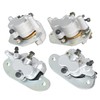 labwork Front and Rear Brake Calipers with Pads Replacement for
