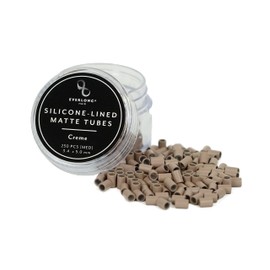 everlong Tubos Mate Revestidos De Silicona De Hair | Anillos De Microeslabones Profesionales Con Cuentas Recubiertas De 4 Capas Sin Brillo | Fabricado Con Revestimiento De Cobre Y Silicona Para Extens