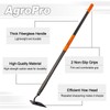 AgroPro Hoe Garden Tool, Heavy Duty Garden Hoe for Weeding,