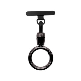 Rasta Banana Smartphone Carabiner Finger Ring Strap with Stainless Sheet Burali Space Gray RFRSTHS07SG