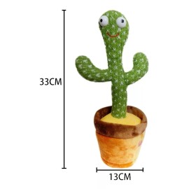 Didier Market Cactus Bailarín, Parlante, Para Bebe, Niños Con Luz Y Sonido