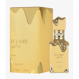 Lattafa Eclaire Banoffi 100ml Eau De Perfume for Men and Women - Decadent Gourmand Scent with Banana Cream Notes
