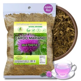 Cardo Mariano Herb Tea | Vegan | 100% Pure & Natural Cardo Marin - Milk Thistle Loose Tea 4oz (113g)