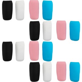 16 Pack Silicone Bottle Covers Reusable Elastic Leak Proofing Silicone Bottle Covers for Travel Toiletries Bag Essential Accessories