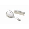 Custom Silver Baby Brush Set – First Birthday Heirloom Gift