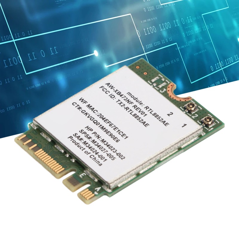 WiFi6 Wireless Card 574Mbps 2.4G 1200Mbps 5Ghz BT5.2 M.2 AC