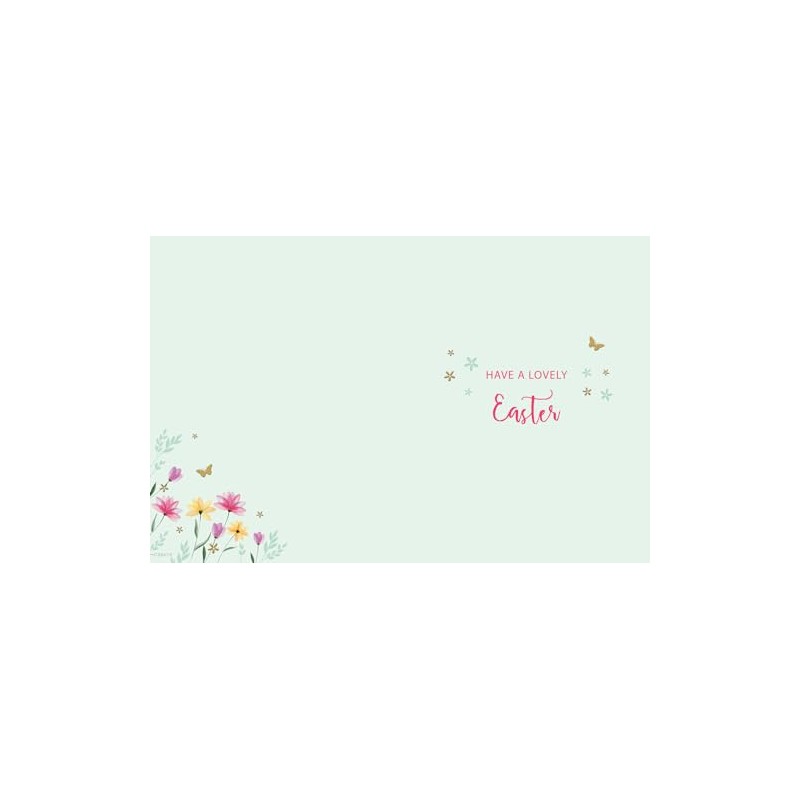 Easter Card, Happy Easter to a Special Daughter Floral -