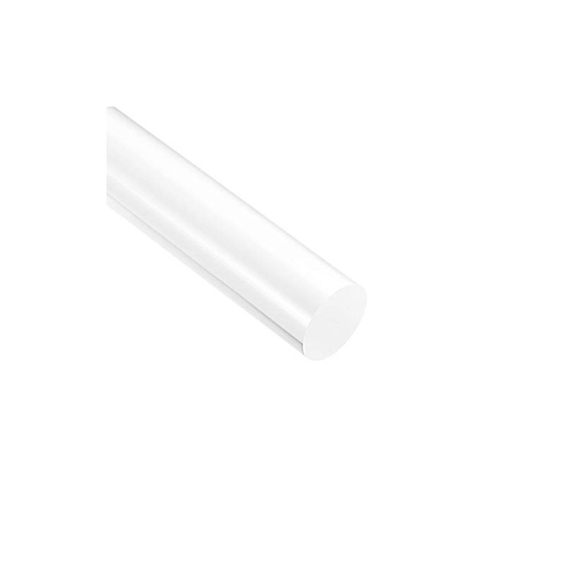 sourcing map Acrylic Round Rod, Clear,5/8" Diameter 12-1/4" Length, Solid