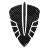 BIKE-label 502980 Tank Pad Motorcycle Protection Sticker Carbon Look Black