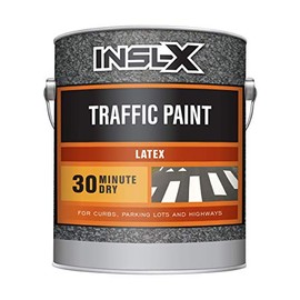 INSL-X TP222009A-01 Acrylic Latex Traffic Paint, 1 Gallon, Black