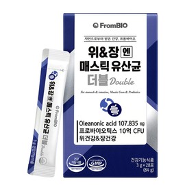FromBio We & JangN Mastic Lactic Acid Bacteria Double, 84g, 1 piece / 프롬바이오 위 & 장엔 매스틱 유산균 더블, 84g, 1개