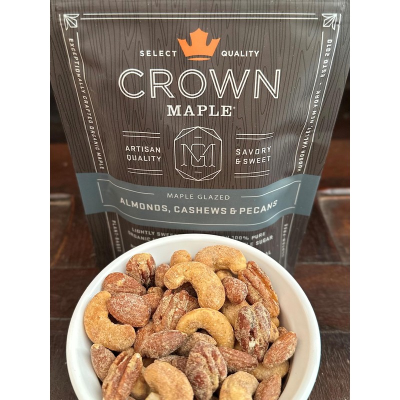 Crown Maple Glazed Nuts - Almonds, Cashews, Pecans, 4 Oz