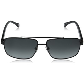 Jack Spade Men's Garrett Rectangular Sunglasses, Black, 59 mm