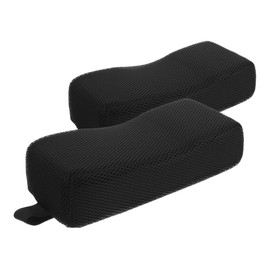 PACKOVE 2 Pcs Breathable Neck Support Pillow for Wheelchair Office Chair Reusable Headrest Attachment with Ventilated Mesh for Enhanced Comfort Durability