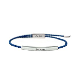 Be Kind of a B Bracelet Best Friend Bracelet for Women Black Braided Bracelet Friendship Bracelet Adjustable Bracelet Trendy Jewelry Gift for Women Friends