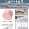 かわいいLEDデスクランプ かわいいデスクアクセサリー 花の鳥 テーブルランプ USB充電式 3色モード 無段階調光 タッチセンサースイッチ かわいい部屋の装飾ランプ 目をケアする読書ランプ