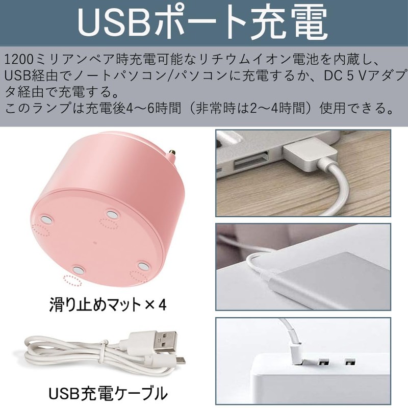 かわいいLEDデスクランプ かわいいデスクアクセサリー 花の鳥 テーブルランプ USB充電式 3色モード 無段階調光 タッチセンサースイッチ かわいい部屋の装飾ランプ 目をケアする読書ランプ